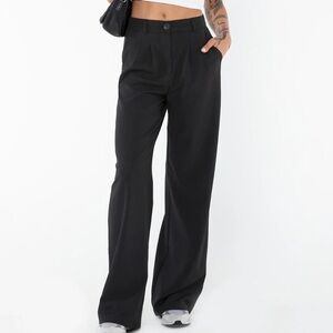 Pleated Black Pants